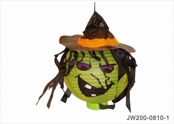 20 Cm Witch Hat Paper Halloween Decorations Battery Operated For Festival 0