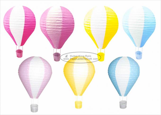 12 Inch Hot Air Balloon Paper Lantern With Dots For Party Flying Lamp 1