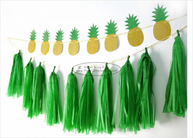 Hanging Solid Color Paper Garland Party Tassel Garland For New Year Party Decoration 0