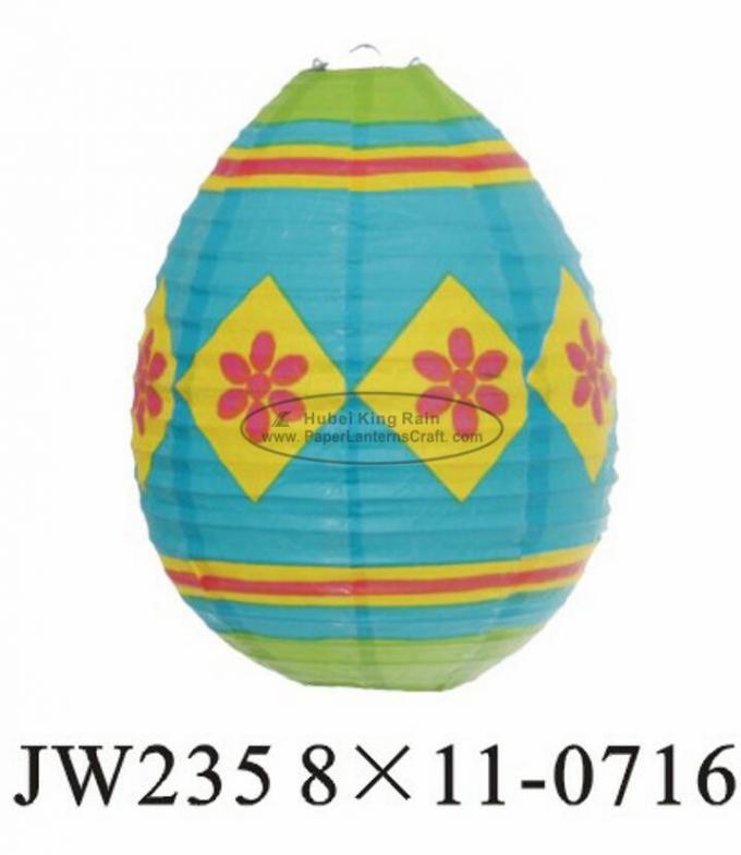 Hand Painted Paper Easter Decorations 10" 12” 14" Decorative Easter Eggs Home Decor 1