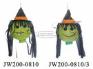 20 Cm Witch Hat Paper Halloween Decorations Battery Operated For Festival