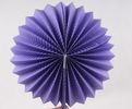 Purple Paper Luxury Paper Accordion Lanterns / Balls With Round Shaped