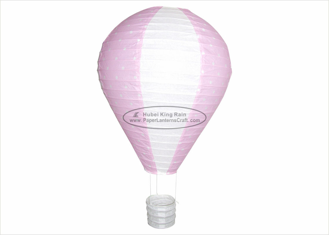 buy 12 Inch Hot Air Balloon Paper Lantern With Dots For Party Flying Lamp online manufacturer