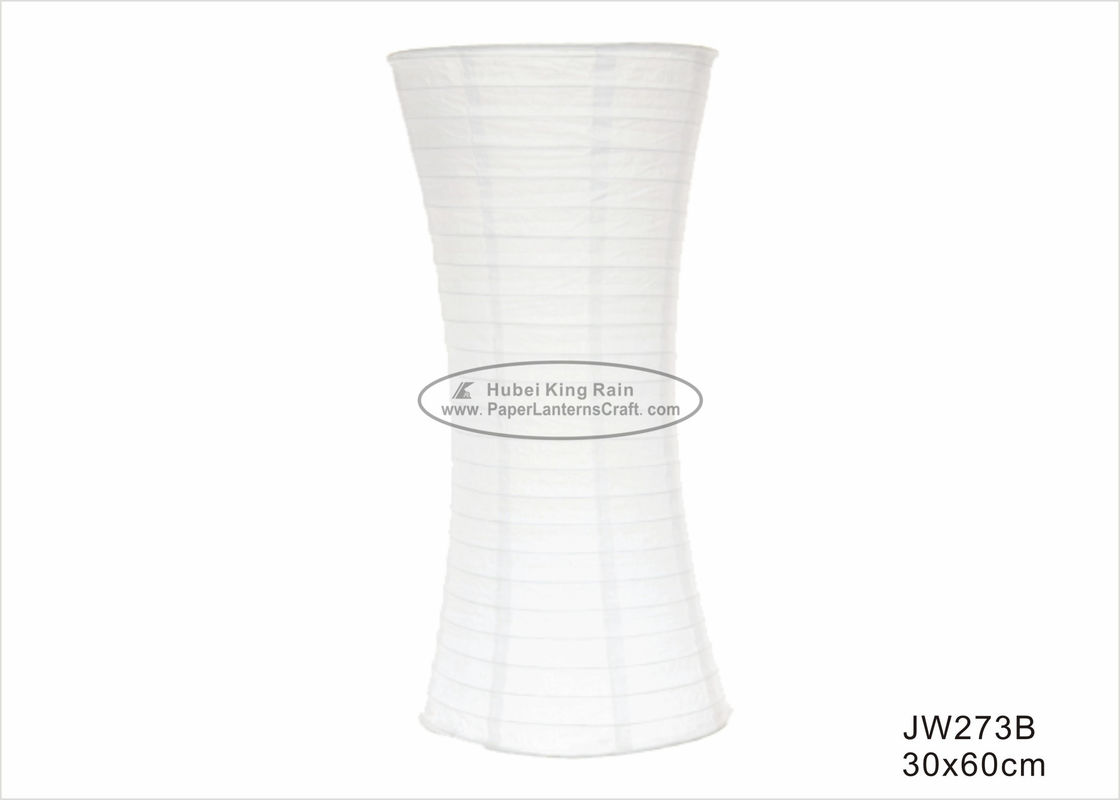 buy White Floor Lamp Unique Shaped Paper Lanterns Lights Decorations 30cm X 60cm online manufacturer