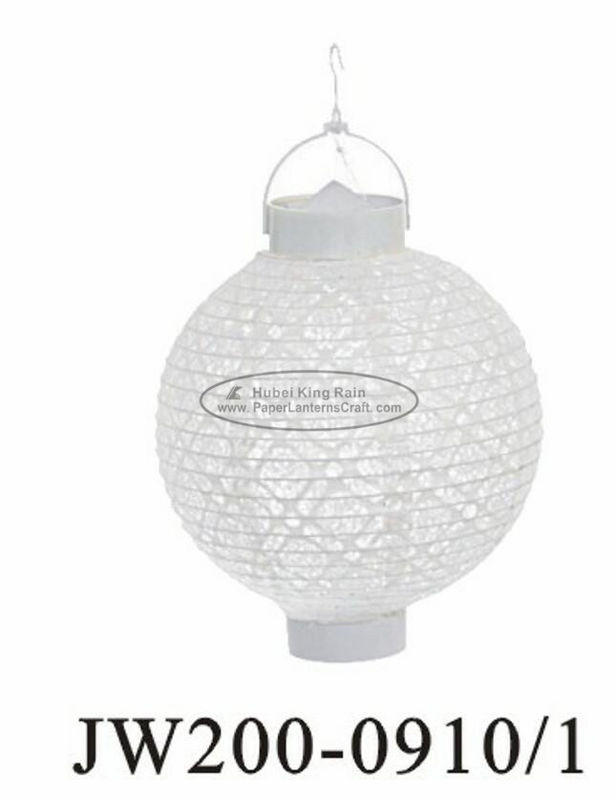 buy Decorative Hanging Round Paper Lanterns With Lights 20cm White Eyelet Hole online manufacturer